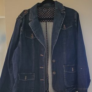 Women's Lands End jean jacket Size 22W